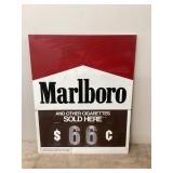 Large Marlboro Cigarette Store Sign