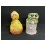 Big Bird & Cookie Monster Cookie Jars