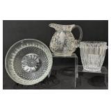 Pair Val St. Lambert Candle Holders,Silver Overlay