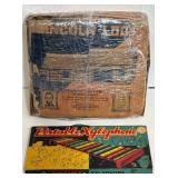 Vintage Lincoln Logs and Portable Xylophone