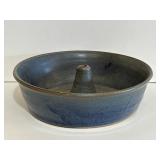 Handmade Ceramic Bundt Pan Signed Gordon Ray