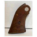 Wooden Ruger Pistol Grip with Logo Inlay