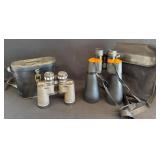 Two Pairs of Binoculars With Cases