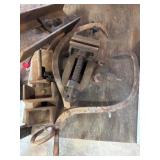 Rustic Metal Bench Vise Clamping Tool