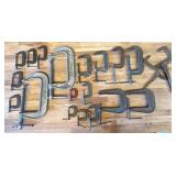 Vintage Craftsman C Clamps & More