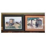 Under the Oak Tree Print, Mules For Sale Print