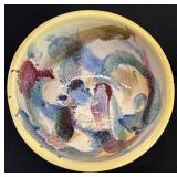 Handmade DK Clay Pottery Multicolored Ceramic Bowl