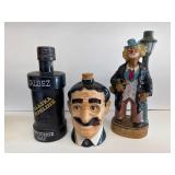 Vintage Groucho Marx, Alaska Pipeline Decanters