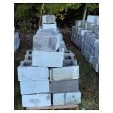 Used Concrete Cinder Blocks, 80 Pieces #3