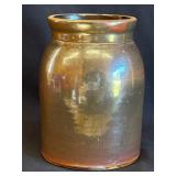 Glazed Stoneware Storage Jar