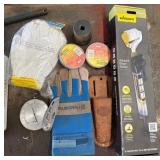 Tools and Supplies Box  Lot