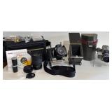 Minolta Maxxum 35 MM Camera & More