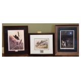 Signed LE Wildlife Prints, Cruqys, Sparrorw & More