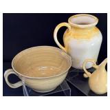 Potts NC Pottery Pitcher Bowl, Ceramic Pitchers