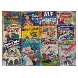 Vintage Comic Books Alf, Smurfs, Spider Man & More