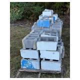 Used Concrete Cinder Blocks, 80 Pieces #2