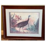 Signed Numbered W. Harris Wild Turkey Print  10/68