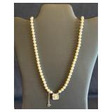 1960s Majorica Pearl Necklace in Original Box