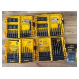 DeWalt Drill and Driver Bit Sets, 5 Cases