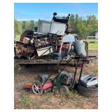 Scrap Metal Contents on Trailer