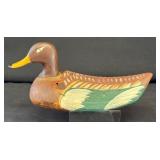 Vintage Hand-Painted Wooden Duck Decoy