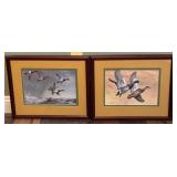 Maynard Reece Duck Prints in Frames