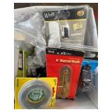 Hardware and Door  Fasteners Box Lot