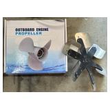 Outboard Engine Propeller With Box