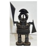 Metal Robot Sculpture Made from Found Gears