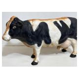 Vintage Cast Iron Cow Figurine
