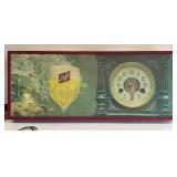 1976 Schlitz Advertising Light-Up Clock Sign