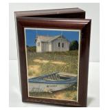 Signed Bob Timberlake NC344G Jewelry Box,Swan Lake