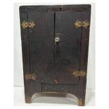 Antique Primitive Detroit Varnishes Cabinet