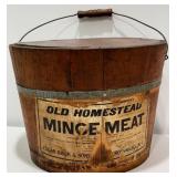 Antique Primitive Old Homestead Mince Meat Bucket