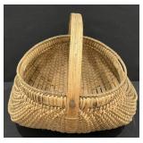 Primitive Hand Woven Split Oak Butt Basket