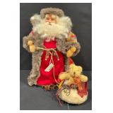 2001 Bob Timberlake Santa with Teddy Bear