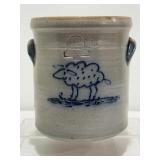 Rowe Pottery Works Glaze Stoneware Sheep Crock