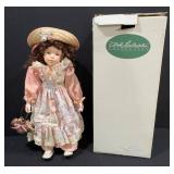 Bob Timberlake Porcelain Doll With Basket