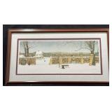 Signed LE David Doss Let it Snow Framed Print