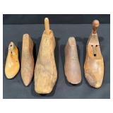 Rare Antique Wooden Cobblers Molds & More