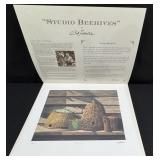 Bob Timberlake Signed LE Studio Beehives Print