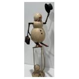 Authentic Models Downhill Snowman Balance Toy