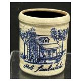 Bob Timberlake Rowe Pottery 1993 Small Cabin Crock