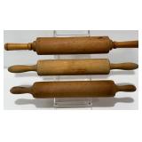 Antique Primitive Solid Wood Rolling Pins