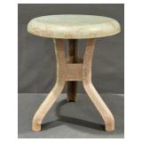 Vintage Jamesway 3 Legged Metal Milk Stool