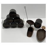 Antique Spice Tins, Kitchen Utensils, Scoops, More