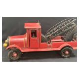 Decorative Vintage Style Fire Truck Model