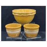 Vintage American General Yellowware Bowls