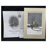 Bob Timberlake Signed LE Winter Garden Print