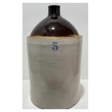 Antique 5-Gallon Stoneware Whiskey Jug